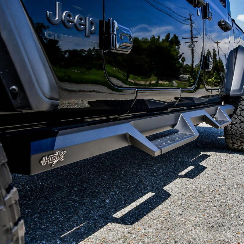 Westin Automotive 56-14165 Nerf Bar; HDX; With Drop Step Plates; 3 Inch; 2020+ Jeep Gladiator