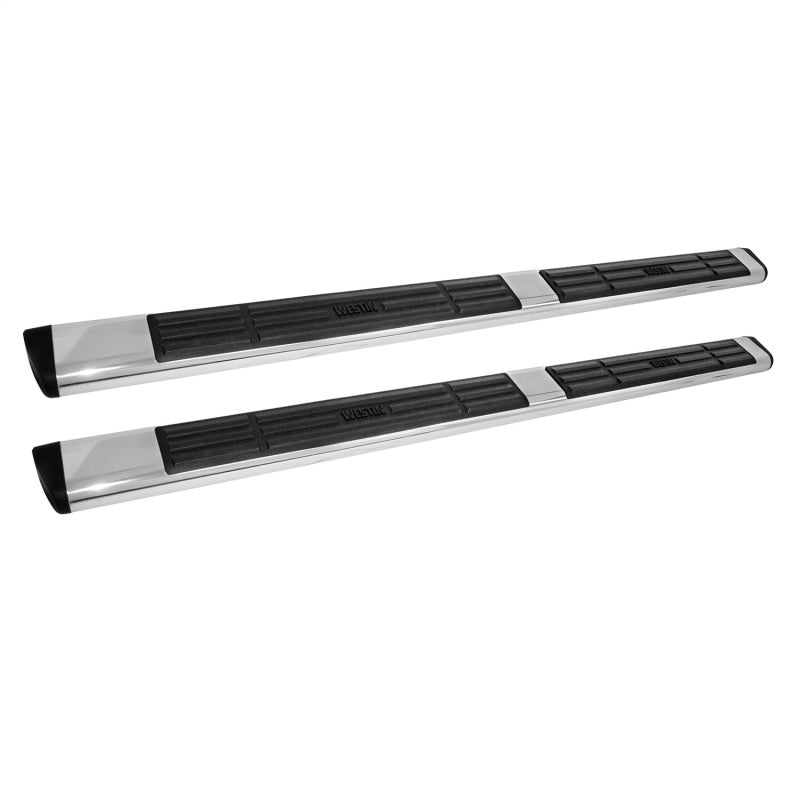 Westin Automotive 22-6020 Nerf Bar; Premier; With Step Pads; 6 Inch Oval; 75 in