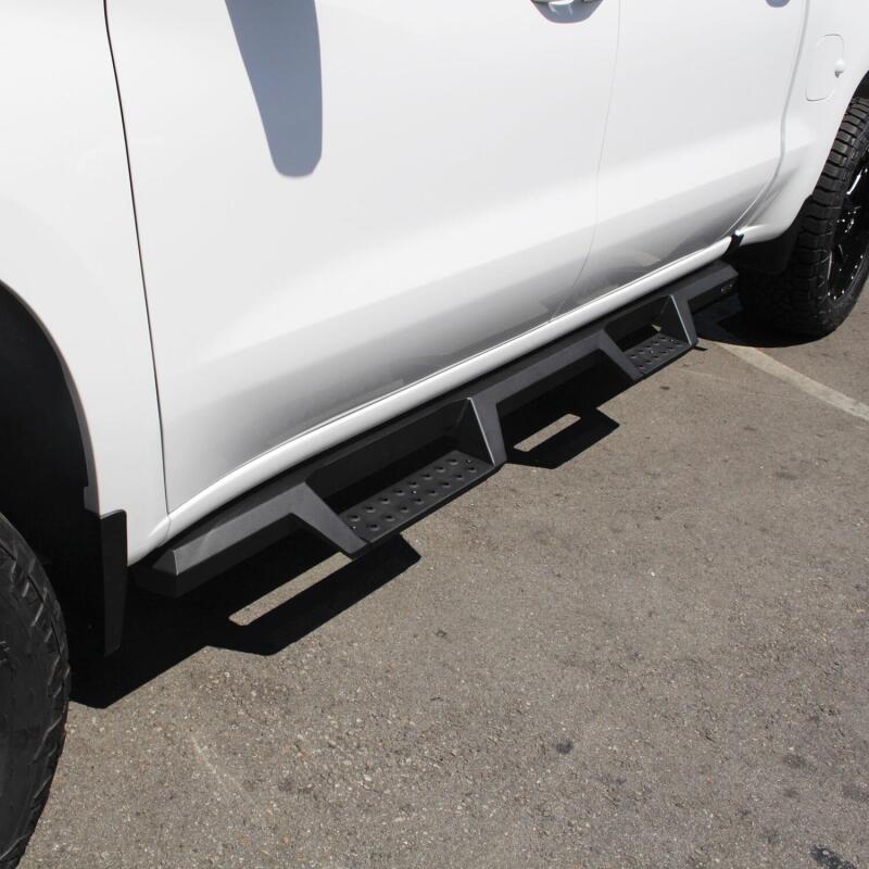 Westin Automotive 56-14135 Nerf Bar; HDX; With Drop Down Steps for 2019-2025 Chevrolet Silverado / GMC Sierra 1500 Crew Cab
