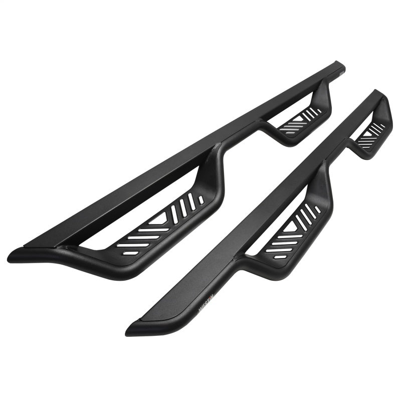 Westin Automotive 20-14195 Nerf Bar; Outlaw; With Drop Down Steps; 21-25 Ford Bronco 4-door Outlaw Nerf Step Bars