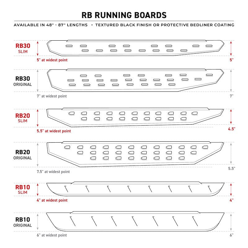 Go Rhino 69420000PC Nerf Bar Step; RB20; For RB10 Or RB20 Running Boards