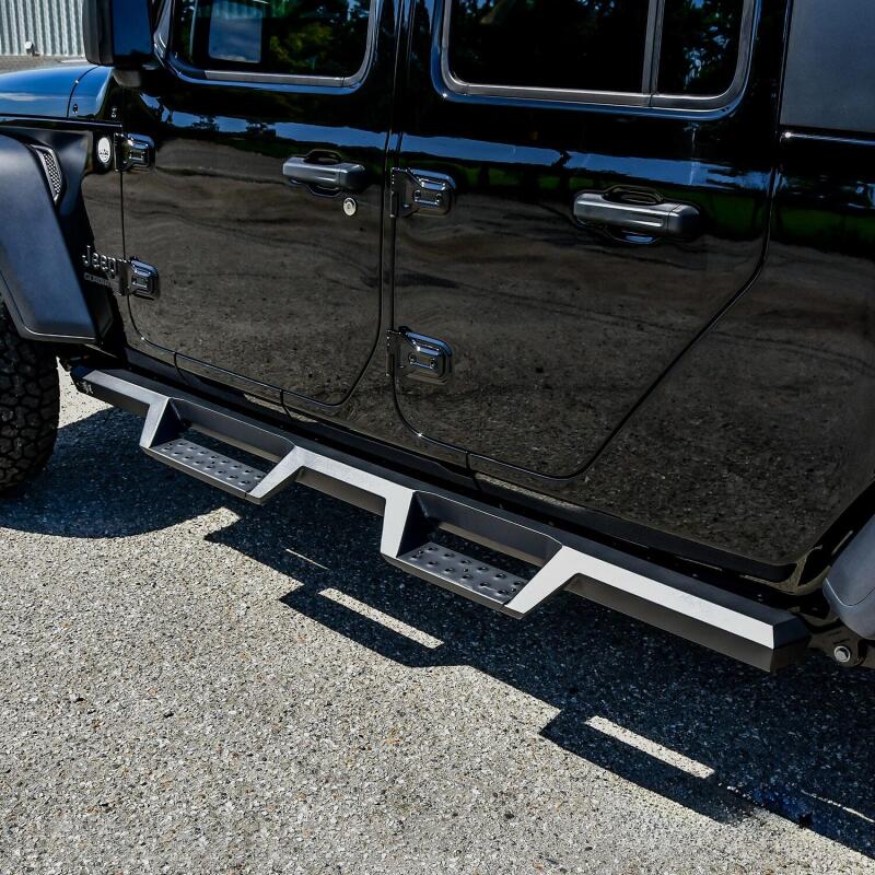 Westin Automotive 56-14165 Nerf Bar; HDX; With Drop Step Plates; 3 Inch; 2020+ Jeep Gladiator