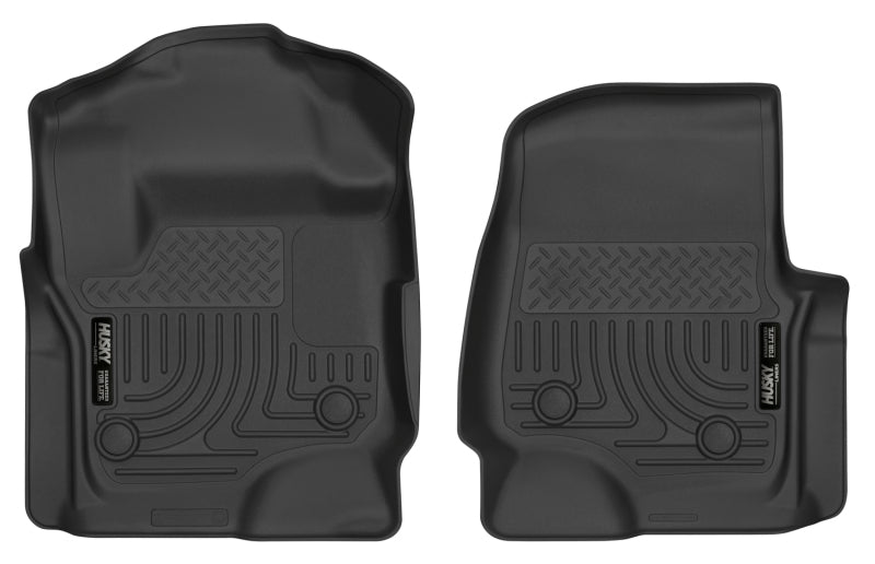 Husky Liner 52731 Floor Liner; X-act Contour™; 2017-2025 Ford F250 Crew Cab Vinyl