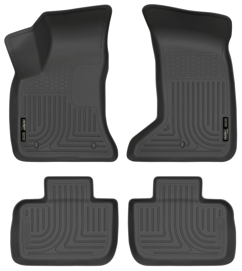 Husky Liner 98081 Floor Liner; WeatherBeater™; 11-23 Dodge Charger/Chrysler 300 (AWD Only)