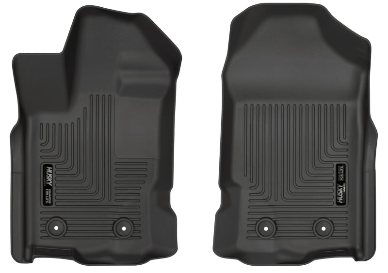 Husky Liner 13411 Floor Liner; WeatherBeater™; 2019-2023 Ford Ranger SuperCrew Cab & SuperCab