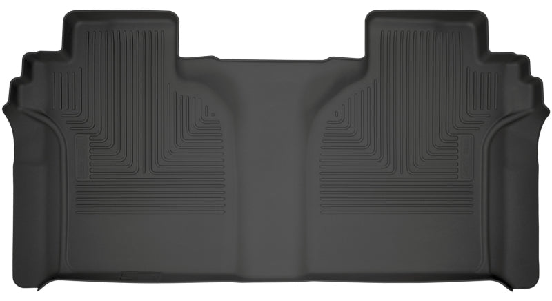 Husky Liner 14201 Floor Liner; WeatherBeater™; 2019-2025 Chevrolet Silverado 1500 Crew Cab
