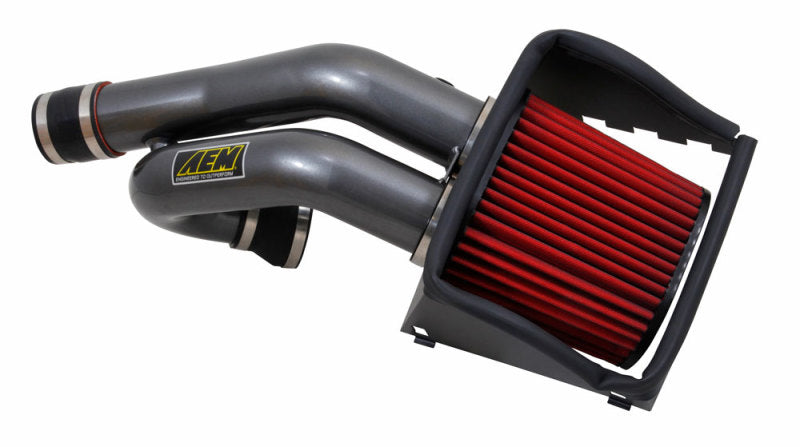 AEM Induction 21-8128DC Cold Air Intake; Gunmetal Gray Aluminum Tube
