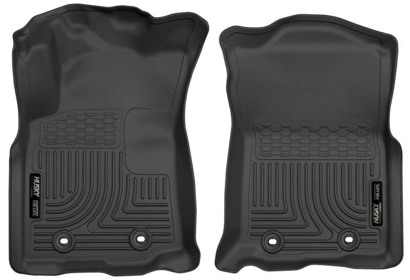 Husky Liner 13971 Floor Liner; WeatherBeater™; 2018-2023 Toyota Tacoma Double Cab