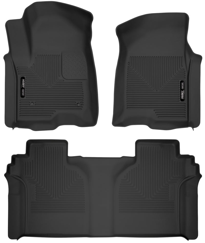 Husky Liner 54208 Floor Liner; X-act Contour™; 19-25 Chevrolet Silverado 1500 CC