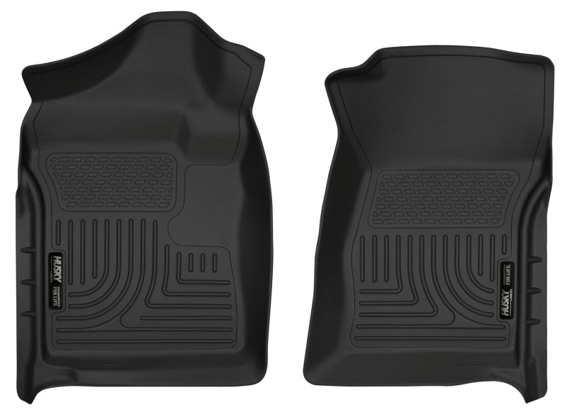 Husky Liner 18221 Floor Liner; WeatherBeater™; 07-12 Chevrolet Silverado/GMC Sierra Regular Cab