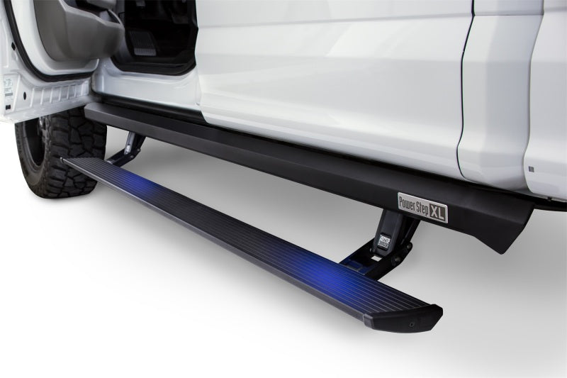 Amp Research 77126-01A Running Board; PowerStep ™ XL; Textured; Black