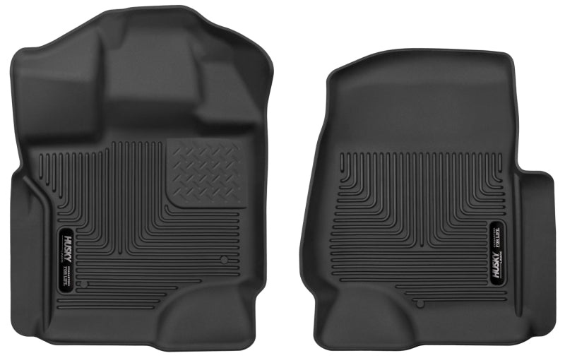 Husky Liner 53361 Floor Liner; X-act Contour™; 17-25 Ford Super Duty Crew Cab