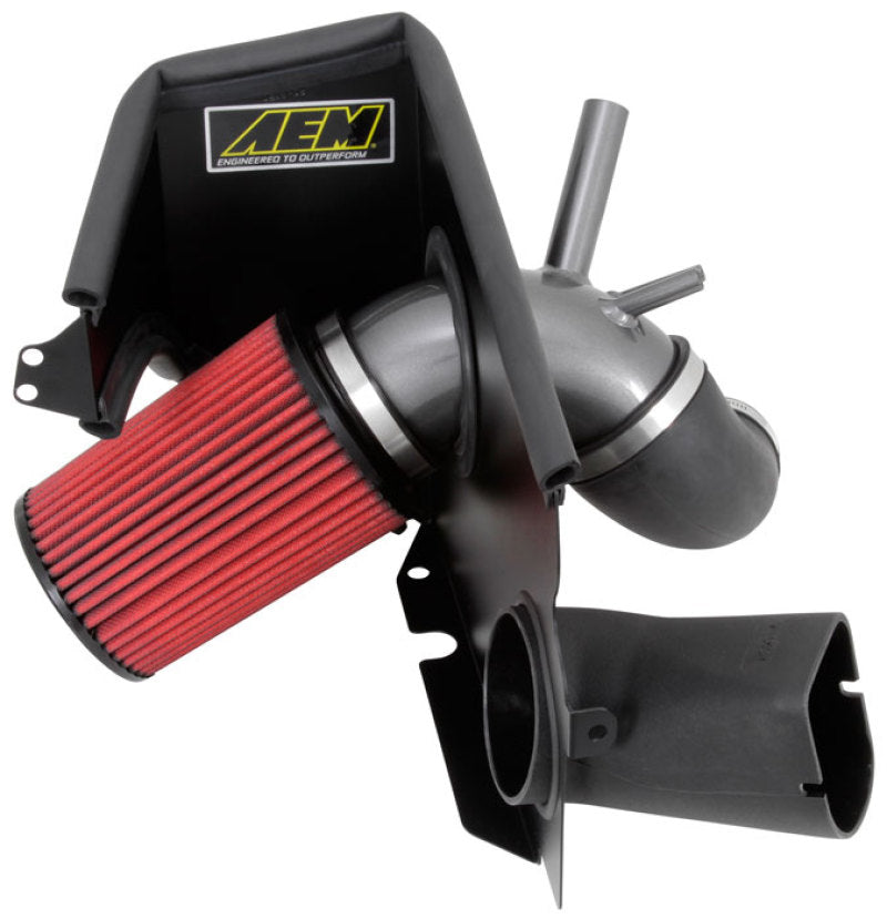 AEM Induction 21-728C Cold Air Intake; Gunmetal Gray Aluminum Tube