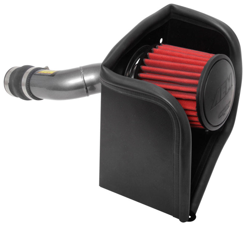 AEM Induction 21-830C Cold Air Intake; Gunmetal Gray Aluminum Tube