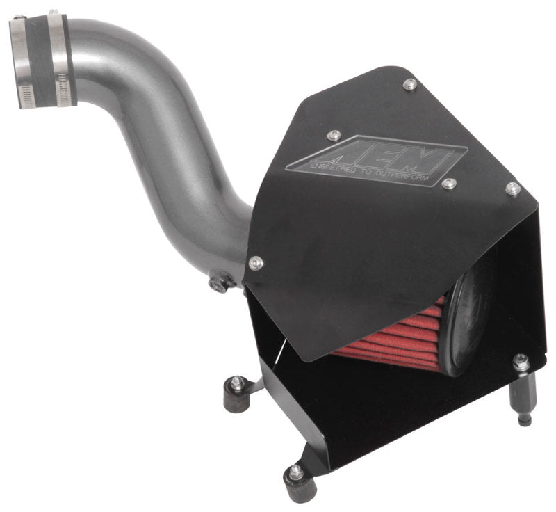 AEM Induction 21-848C Cold Air Intake; Gunmetal Grey Aluminum Tube