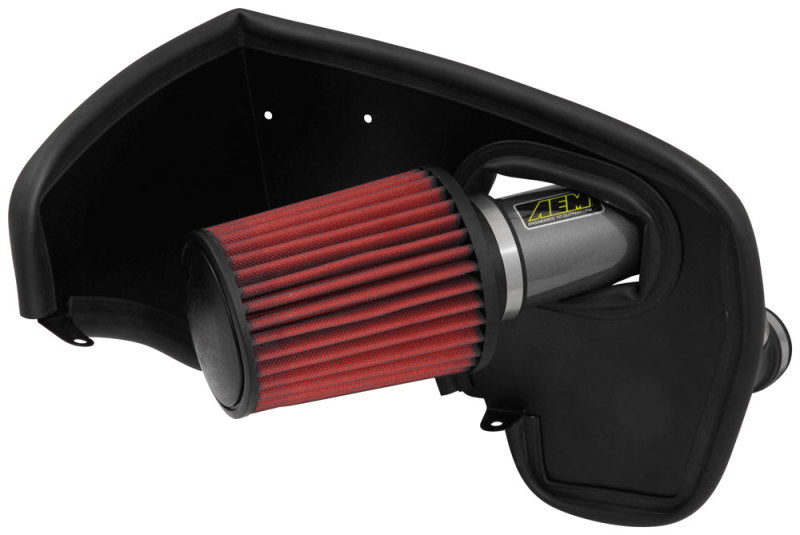 AEM Induction 21-803C Cold Air Intake; Gunmetal Gray Aluminum Tube