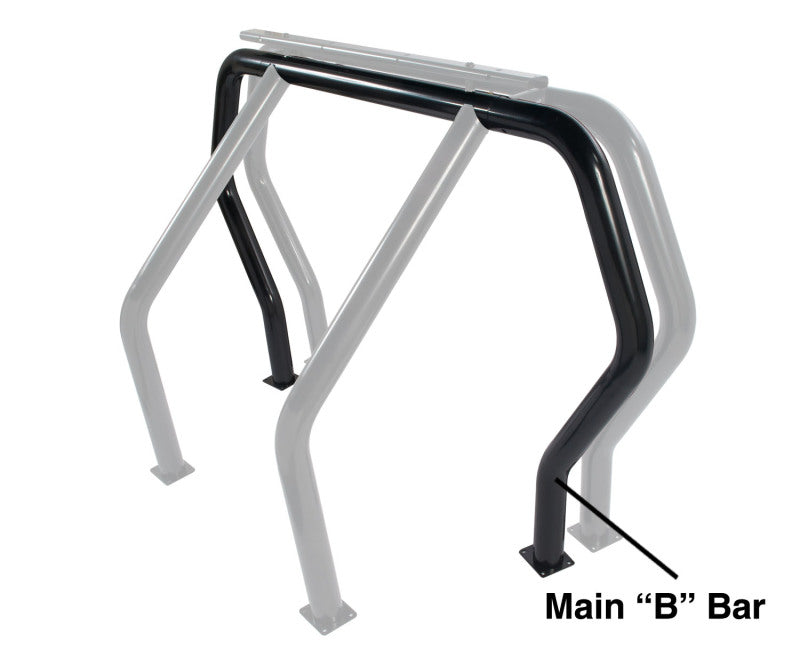Go Rhino 91002B Roll Bar Component; Bed Bars Kit Component