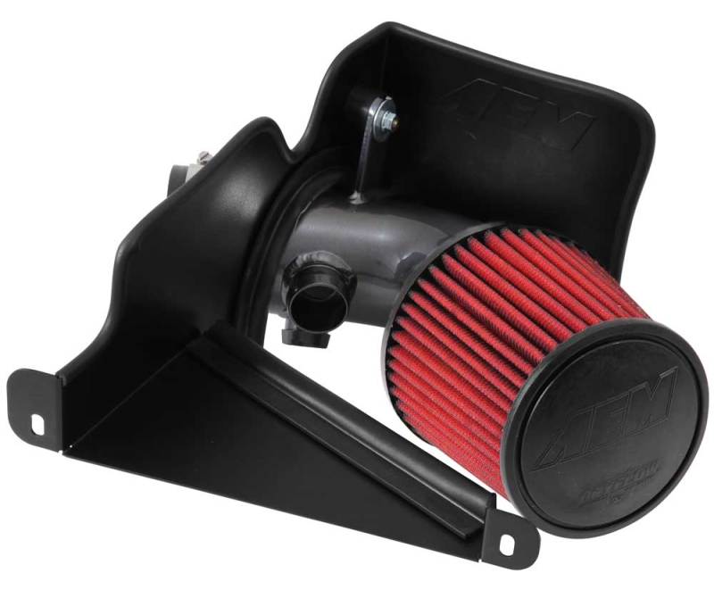 AEM Induction 21-733C Cold Air Intake; Gunmetal Gray Aluminum Tube
