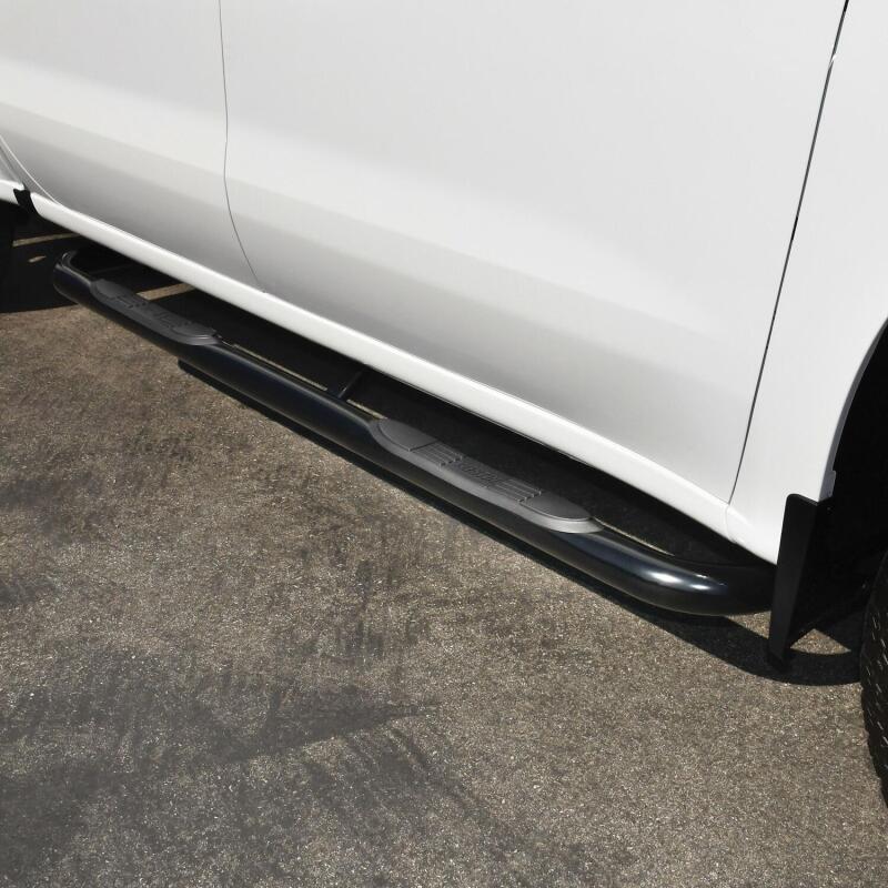 Westin Automotive 23-4135 Nerf Bar; E-Series; With Step Pads; 2019 Chevrolet Silverado/Sierra 1500 Crew Cab