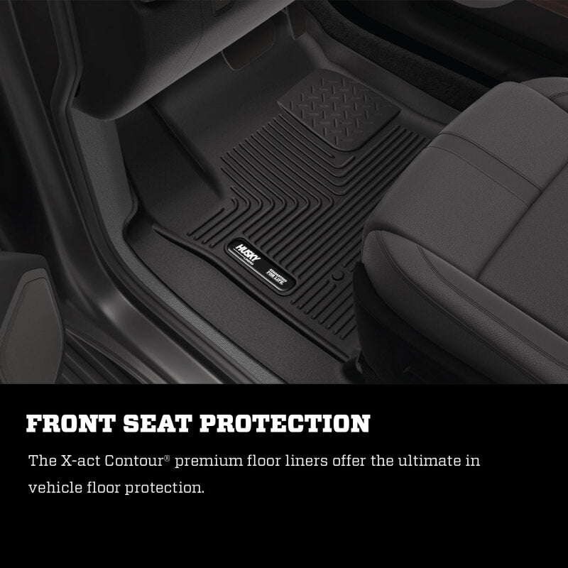 Husky Liner 54581 Floor Liner; X-act Contour™; 2024-2025 Toyota Tacoma Crew Cab w/Automatic Trans.