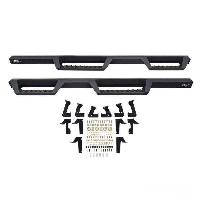 Westin Automotive 56-14065 Nerf Bar; HDX; With Drop Down Steps; 18-20 Jeep Wrangler JL Unlimited 4DR