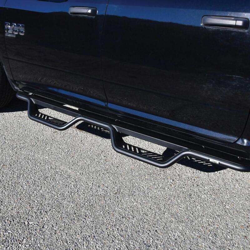 Westin Automotive 20-13565 Nerf Bar; Outlaw; With Drop Down Steps; 19-23 RAM 1500 Classic Crew Cab