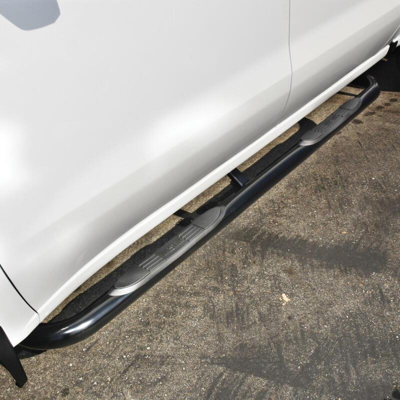 Westin Automotive 23-4135 Nerf Bar; E-Series; With Step Pads; 2019 Chevrolet Silverado/Sierra 1500 Crew Cab