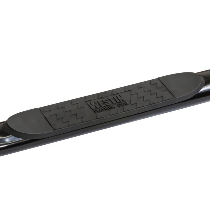 Westin Automotive 21-3565 Nerf Bar4"; Platinum; With Step Pads; 2009-2018 Dodge/Ram 1500 Crew Cab