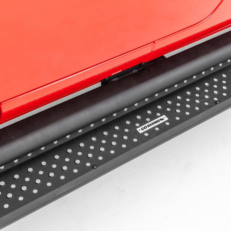 Go Rhino D10068T Running Board Component; Running Boards