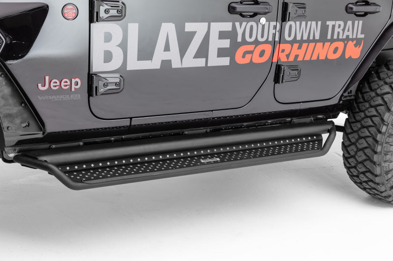 Go Rhino D10068T Running Board Component; Running Boards