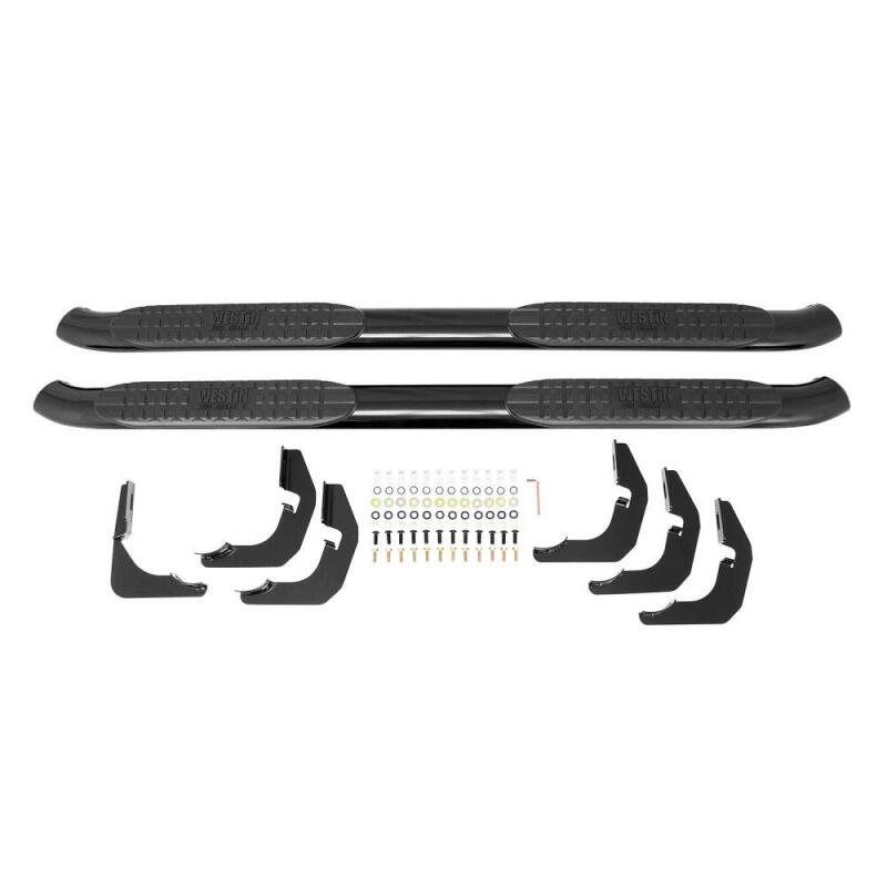 Westin Automotive 21-23945 Nerf Bar; PRO TRAXX ®; With Step Pads; 4 Inch; 2015-2018 Ford F-150 SuperCrew