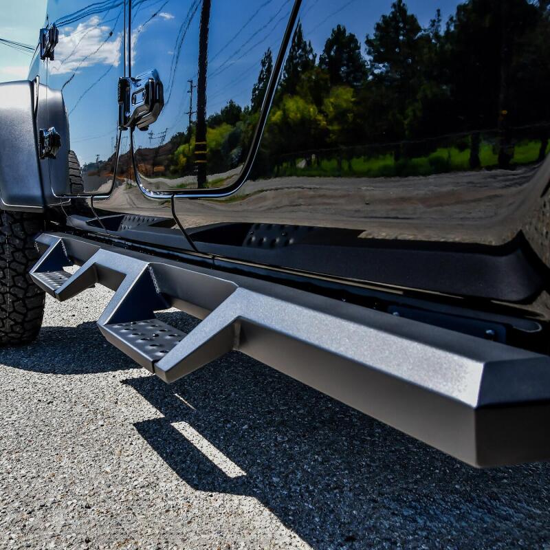 Westin Automotive 56-14165 Nerf Bar; HDX; With Drop Step Plates; 3 Inch; 2020+ Jeep Gladiator