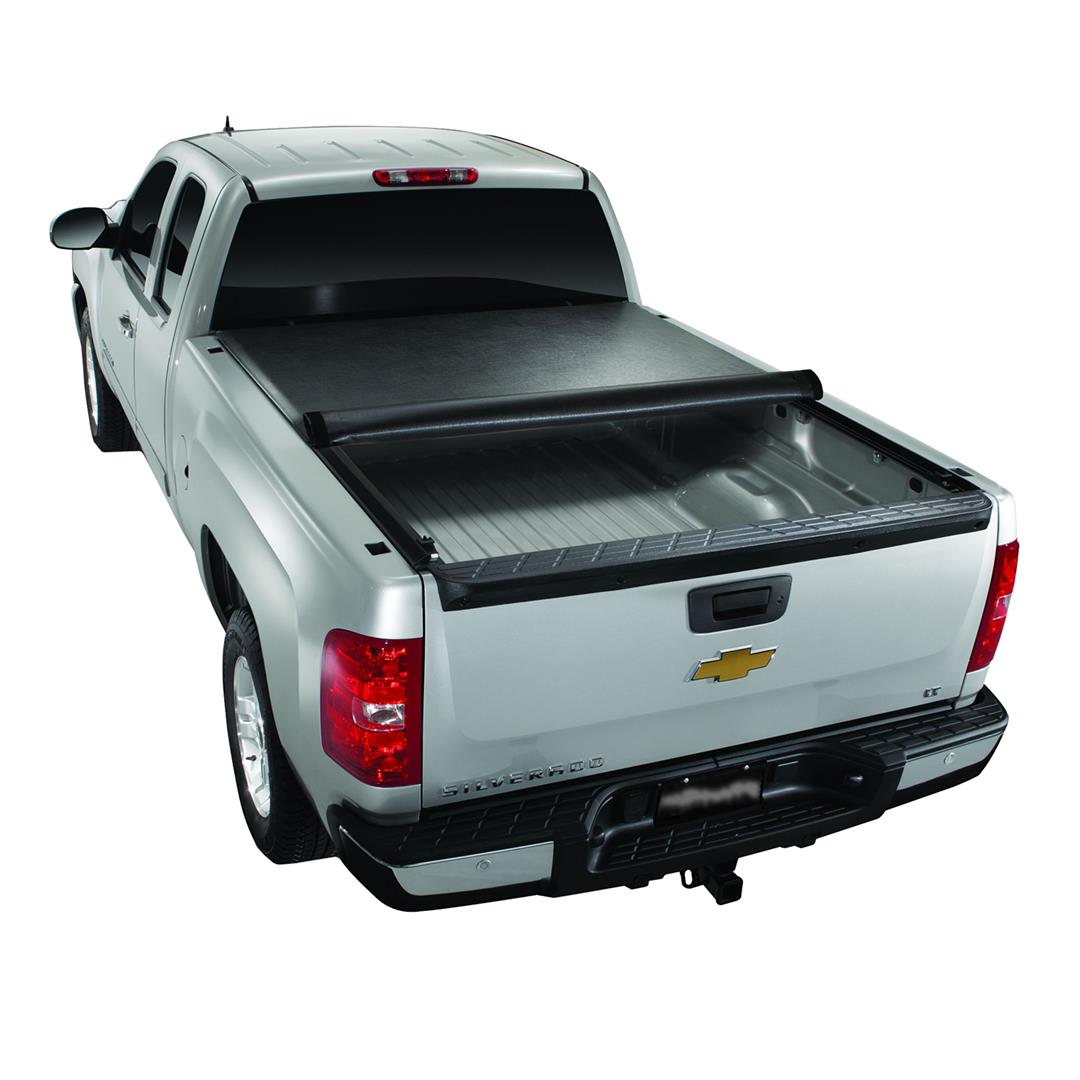 TrailFX TFX1215 Tonneau Cover; Soft Roll-Up Hook And Loop; Lockable Wi ...