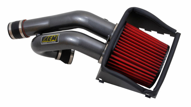 AEM Induction 21-8128DC Cold Air Intake; Gunmetal Gray Aluminum Tube