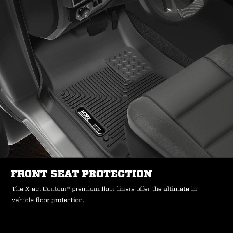 Husky Liner 53521 Floor Liner; X-act Contour™; 09-24 Dodge Ram/Ram Quad Cab
