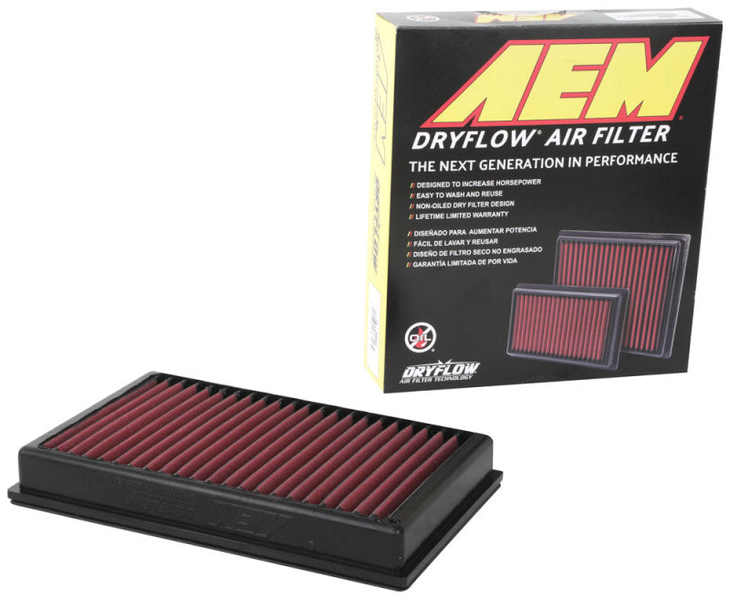 AEM Induction 28-30005 Air Filter; Dryflow ®; Washable