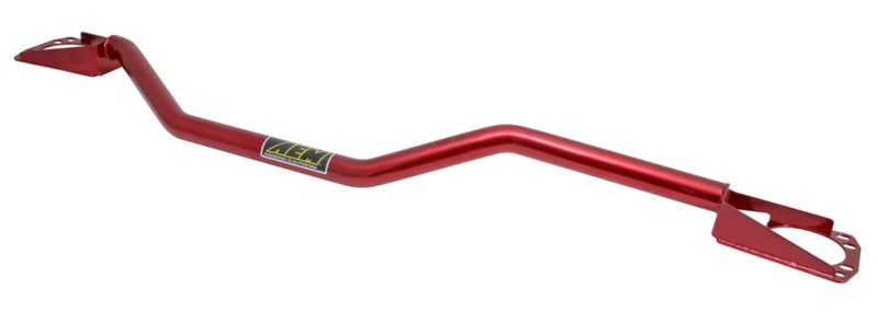 AEM Induction 29-0005R Strut Tower Brace; Red; Steel