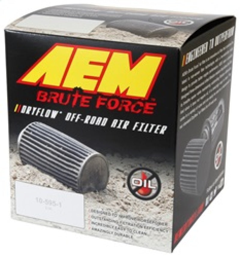 AEM Induction 21-202BF Air Filter; Brute Force ®; Black