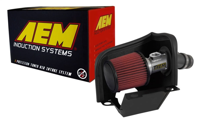 AEM Induction 21-804C Cold Air Intake; Gunmetal Gray Aluminum Tube
