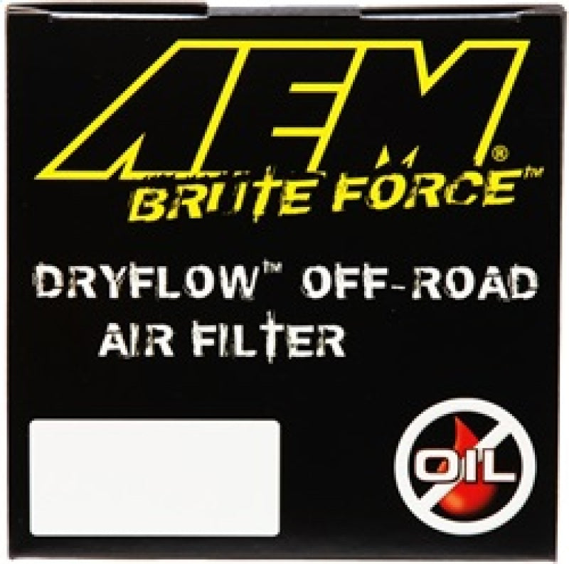 AEM Induction 21-2047BF Air Filter; Brute Force ®; Black