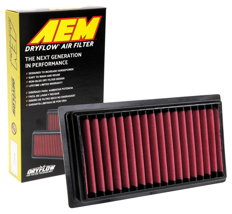 AEM Induction 28-50060 Air Filter; Dryflow ®; Washable