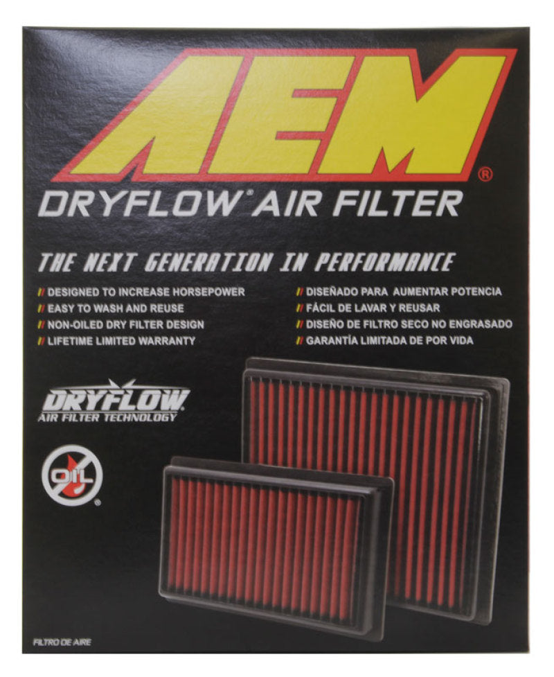 AEM Induction 28-30086 Air Filter; Dryflow ®; Washable