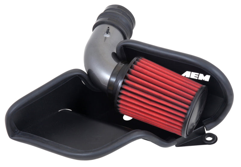 AEM Induction 21-763C Cold Air Intake; Gunmetal Gray Aluminum Tube
