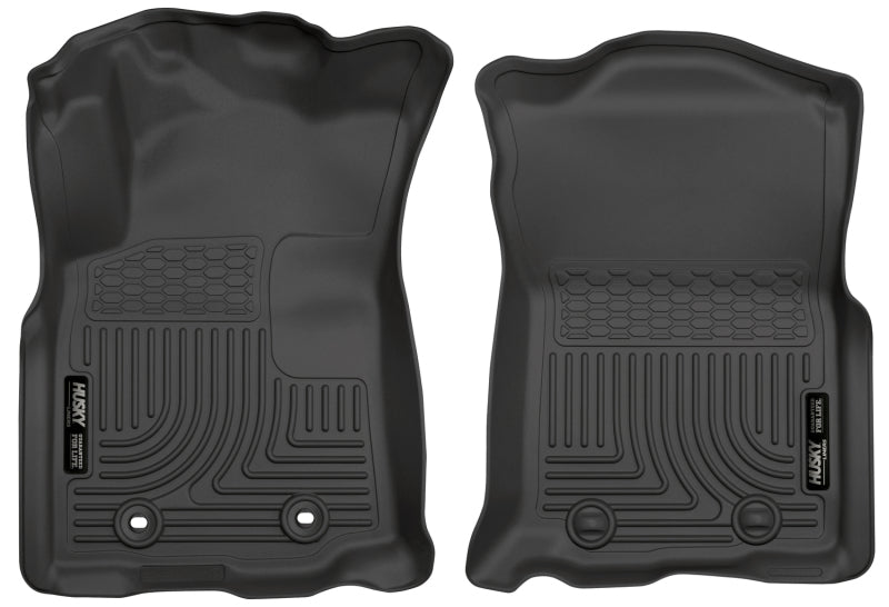 Husky Liner 13951 Floor Liner; WeatherBeater™; 2016-2017 Toyota Tacoma w/ Auto Trans