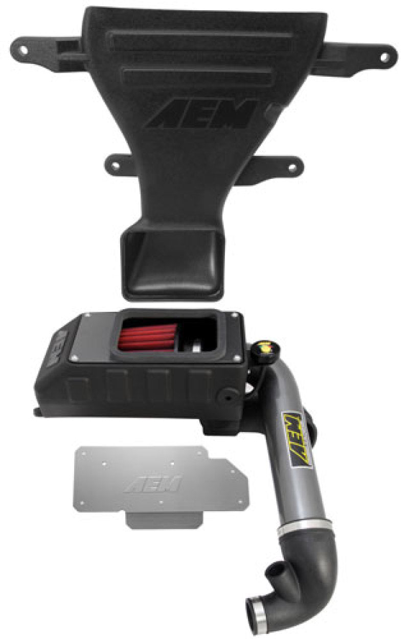 AEM Induction 21-699C Cold Air Intake; Gunmetal Gray Aluminum Tube