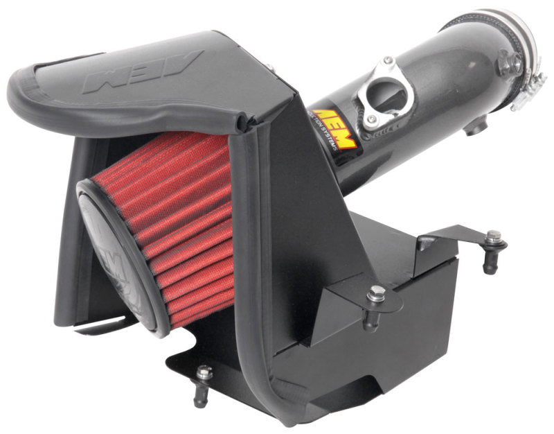 AEM Induction 21-855C Cold Air Intake; Gunmetal Grey Aluminum Tube