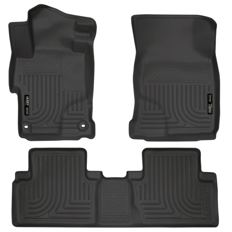 Husky Liner 99441 Floor Liner; WeatherBeater™; 2014-2015 Honda Civic Sedan