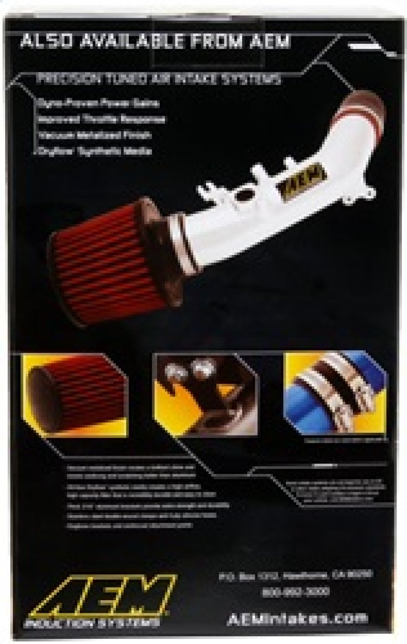 AEM Induction AE-20993 Air Filter; Dryflow ®; Washable