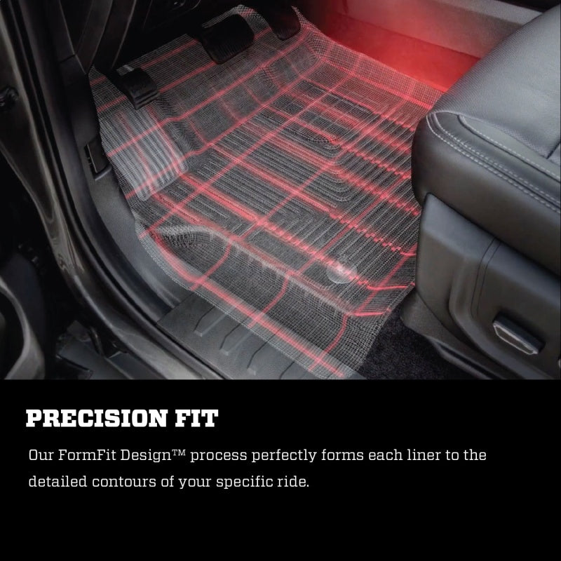 Husky Liner 13601 Floor Liner; WeatherBeater™; 2016-2024 Nissan Titan XD Crew Cab