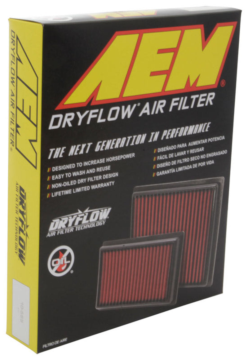 AEM Induction 28-30086 Air Filter; Dryflow ®; Washable